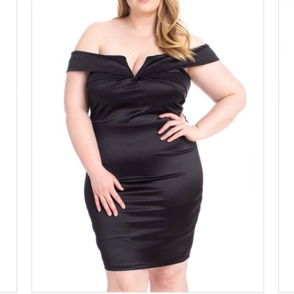Plus size mini dress